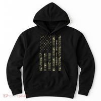 Gator Strong United States Distressed Camo W Us Flag Hoodie thumb 0
