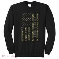 Gator Strong United States Distressed Camo W Us Flag Sweatshirt thumb 0
