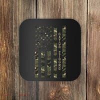 Gator Strong United States Distressed Camo W Us Flag Coaster thumb 0