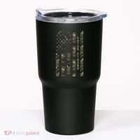 Gator Strong United States Distressed Camo W Us Flag Tumbler thumb 0