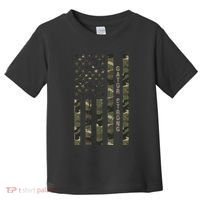 Gator Strong United States Distressed Camo W Us Flag Toddler T-Shirt thumb 0