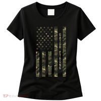 Gator Strong United States Distressed Camo W Us Flag Women's T-Shirt thumb 0