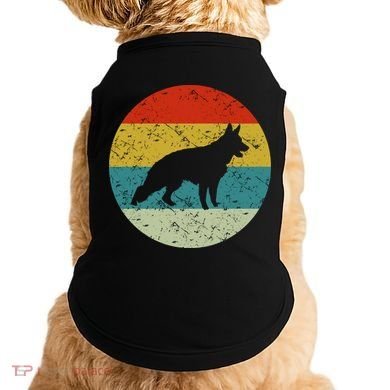German Shepherd Vintage Dog 70s Doggie Tank