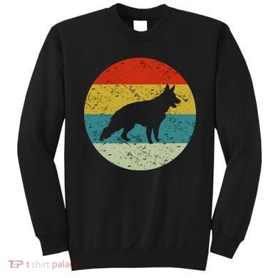 German Shepherd Vintage Dog 70s Sweatshirt