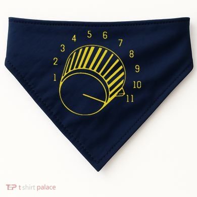 Guitar Shirts Volume Up To 11 USA-Made Doggie Bandana