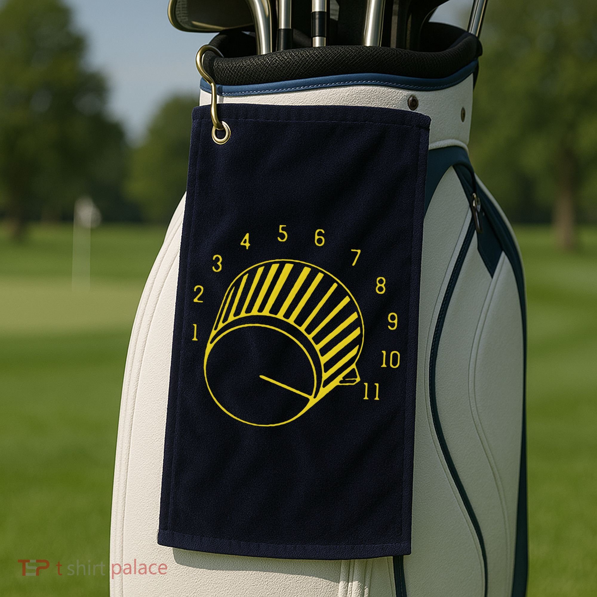 Guitar Shirts Volume Up To 11 Golf Towel