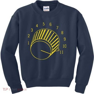Guitar Shirts Volume Up To 11 Kids Sweatshirt