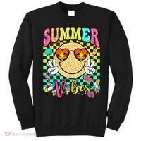 Groovy Summer Vibes Women Girl Summer Beach Vacation Sweatshirt thumb 0