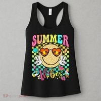 Groovy Summer Vibes Women Girl Summer Beach Vacation Women's Tank Top thumb 3
