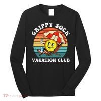 Grippy Sock Vacation Club Funny Long Sleeve Shirt thumb 0
