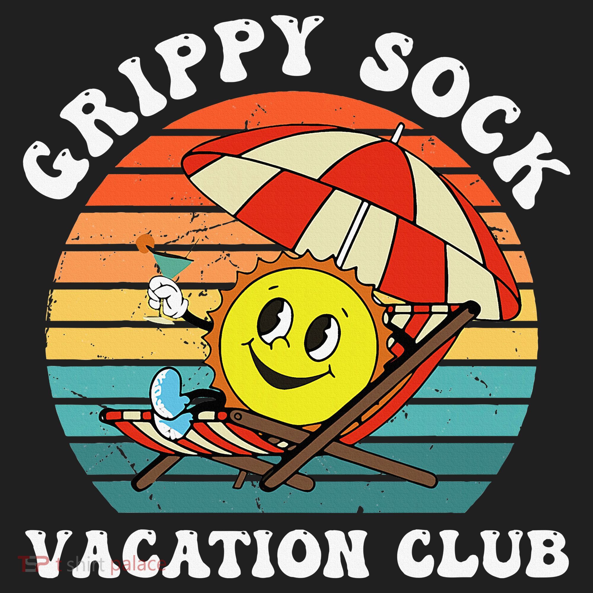 Grippy Sock Vacation Club Funny Hat