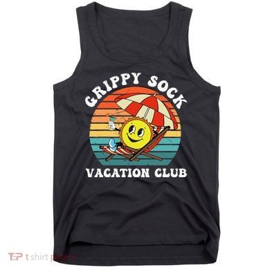 Grippy Sock Vacation Club Funny Tank Top