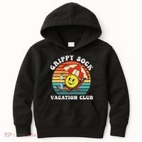 Grippy Sock Vacation Club Funny Kids Hoodie thumb 0