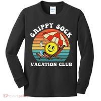 Grippy Sock Vacation Club Funny Kids Long Sleeve Shirt thumb 0