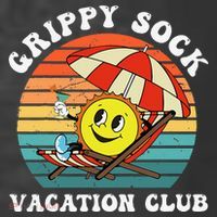 Grippy Sock Vacation Club Funny Women's Hoodie thumb 2
