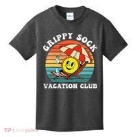 Grippy Sock Vacation Club Funny Kids T-Shirt thumb 0