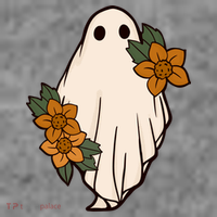 Ghost Sunflower Vintage Halloween T-Shirt thumb 7
