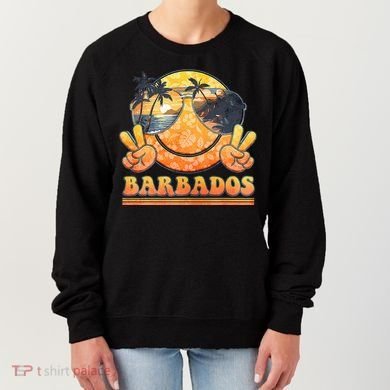 Groovy Summer Vacation Barbados Beach Women's Sweatshirt