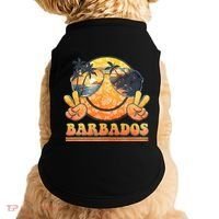 Groovy Summer Vacation Barbados Beach Doggie Tank thumb 0