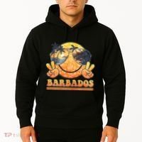 Groovy Summer Vacation Barbados Beach Hoodie thumb 2