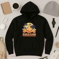 Groovy Summer Vacation Barbados Beach Hoodie thumb 3
