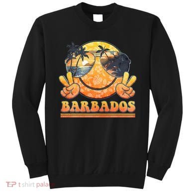 Groovy Summer Vacation Barbados Beach Sweatshirt
