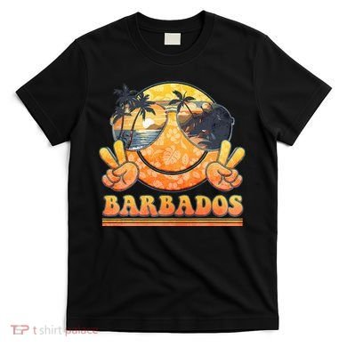 Groovy Summer Vacation Barbados Beach T-Shirt