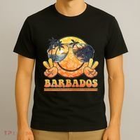 Groovy Summer Vacation Barbados Beach T-Shirt thumb 3
