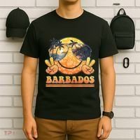 Groovy Summer Vacation Barbados Beach T-Shirt thumb 6