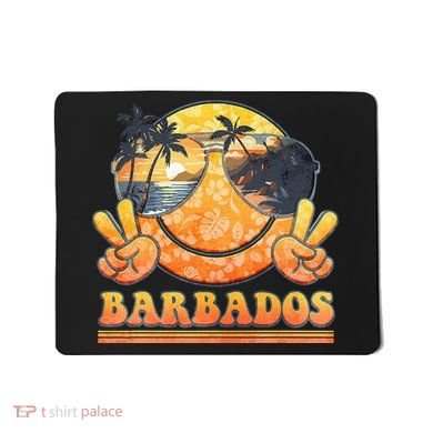 Groovy Summer Vacation Barbados Beach Mousepad