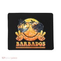 Groovy Summer Vacation Barbados Beach Mousepad thumb 0
