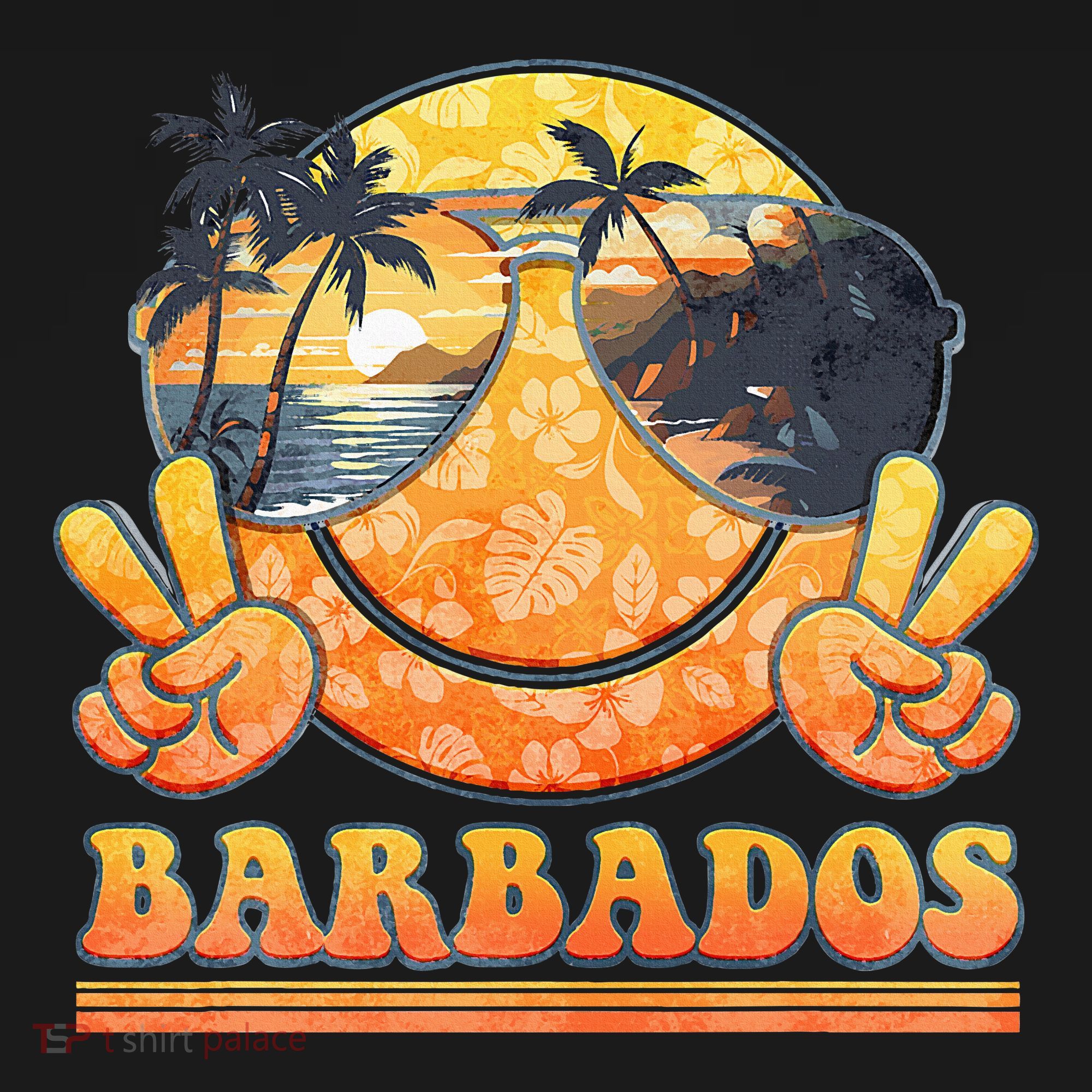 Groovy Summer Vacation Barbados Beach Mousepad