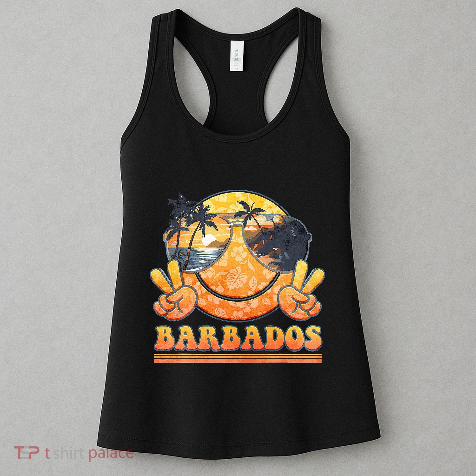 Groovy Summer Vacation Barbados Beach Women's Tank Top