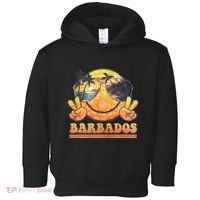 Groovy Summer Vacation Barbados Beach Toddler Hoodie thumb 0