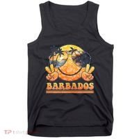 Groovy Summer Vacation Barbados Beach Tank Top thumb 0