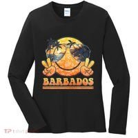 Groovy Summer Vacation Barbados Beach Women's Long Sleeve Shirt thumb 0