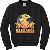 Groovy Summer Vacation Barbados Beach Kids Sweatshirt thumb 0