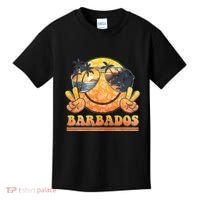 Groovy Summer Vacation Barbados Beach Kids T-Shirt thumb 0