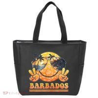 Groovy Summer Vacation Barbados Beach Tote Bag thumb 0