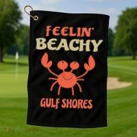 Gulf Shores Vacation Gift Alabama Family Trip Gift Golf Towel thumb 1