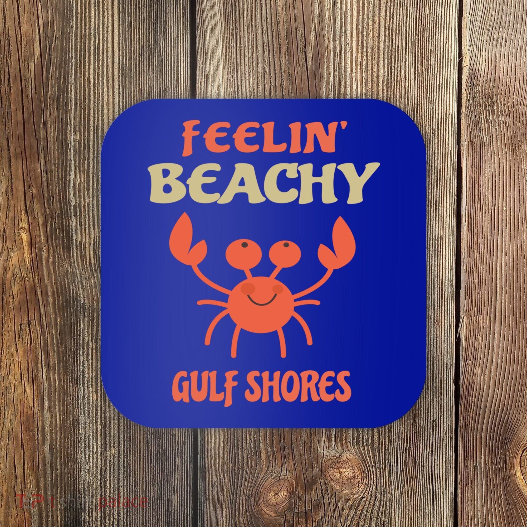 Gulf Shores Vacation Gift Alabama Family Trip Gift Coaster