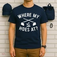 Gardening Shirts Women Men Garden Hoeing Ain't Easy T-Shirt thumb 6