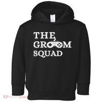 Groom Squad Wedding Bachelor Party Groomsmen Game Party Toddler Hoodie thumb 0