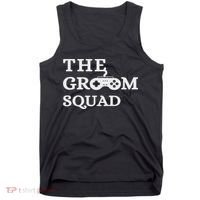 Groom Squad Wedding Bachelor Party Groomsmen Game Party Tank Top thumb 0