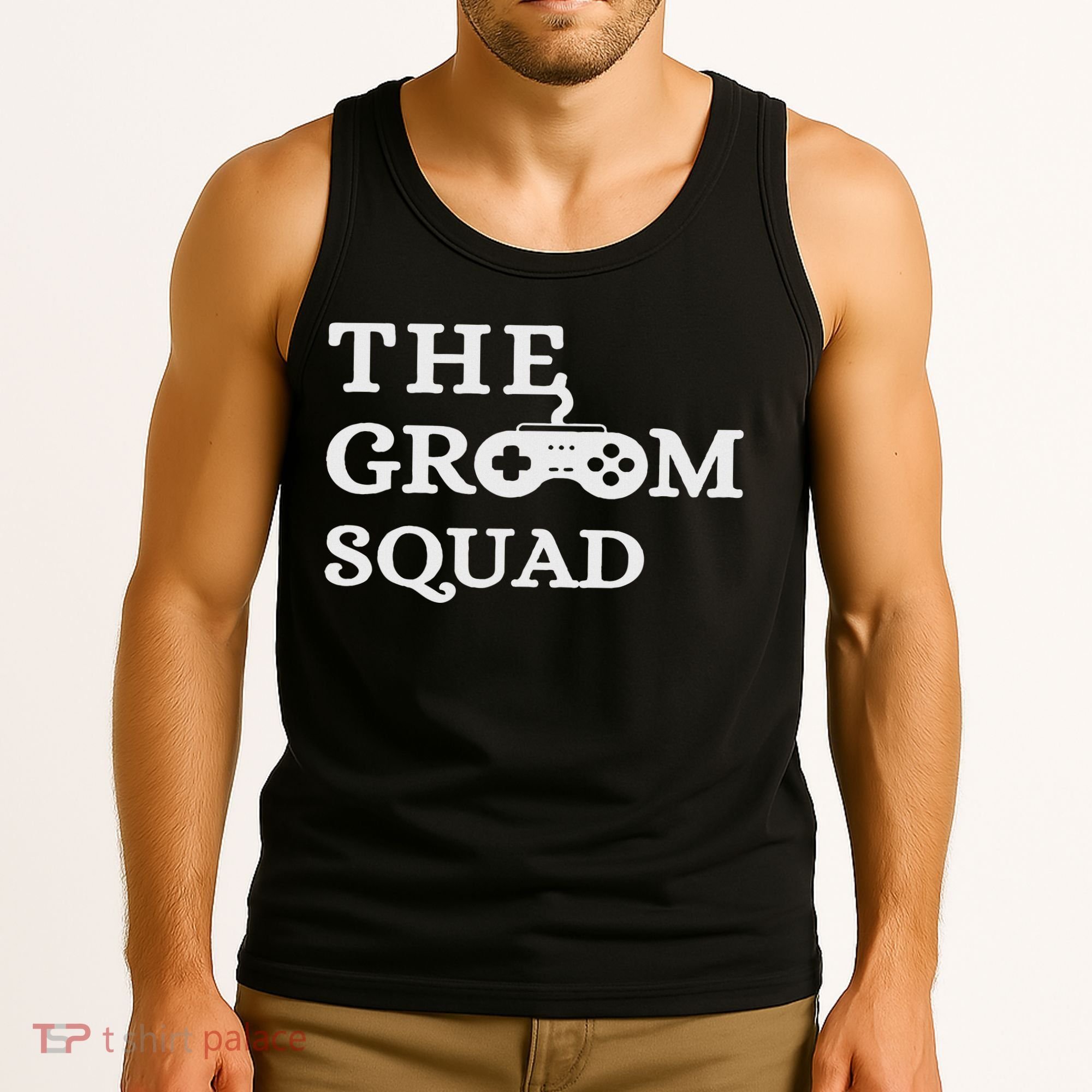 Groom Squad Wedding Bachelor Party Groomsmen Game Party Tank Top