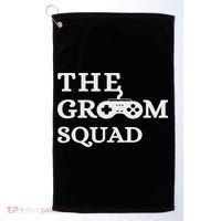 Groom Squad Wedding Bachelor Party Groomsmen Game Party Golf Towel thumb 0