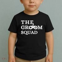 Groom Squad Wedding Bachelor Party Groomsmen Game Party Toddler T-Shirt thumb 2