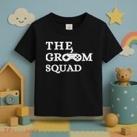 Groom Squad Wedding Bachelor Party Groomsmen Game Party Toddler T-Shirt thumb 3