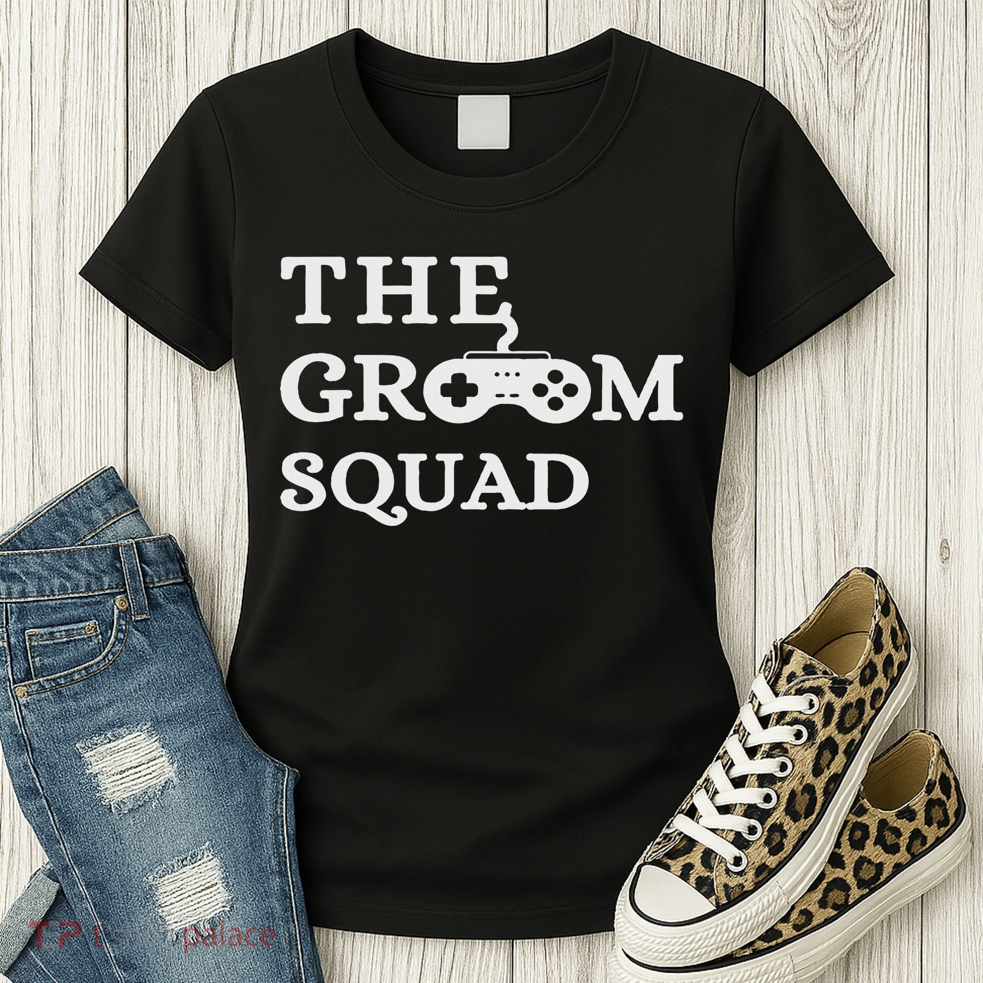 Groom Squad Wedding Bachelor Party Groomsmen Game Party Women's T-Shirt