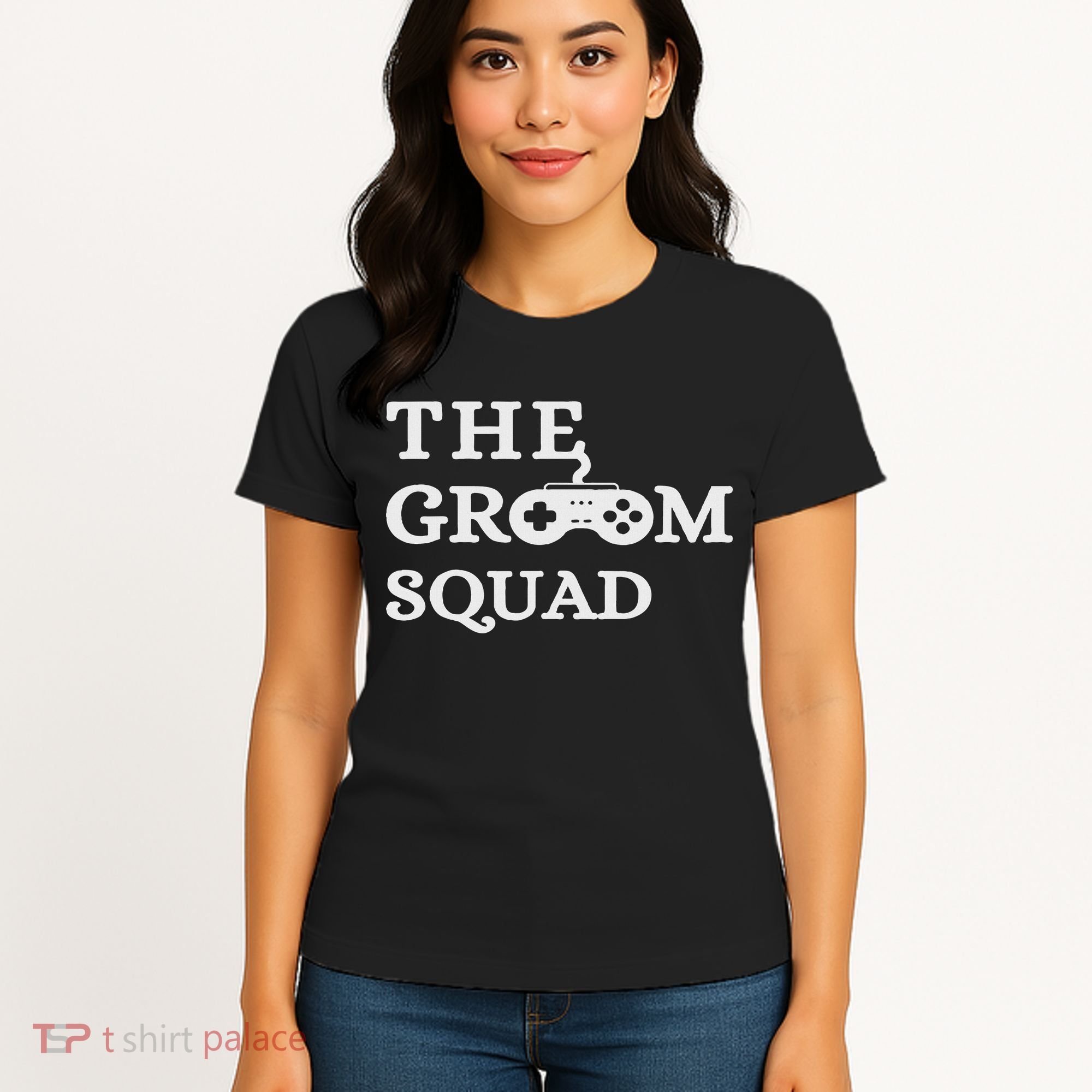 Groom Squad Wedding Bachelor Party Groomsmen Game Party Women's T-Shirt